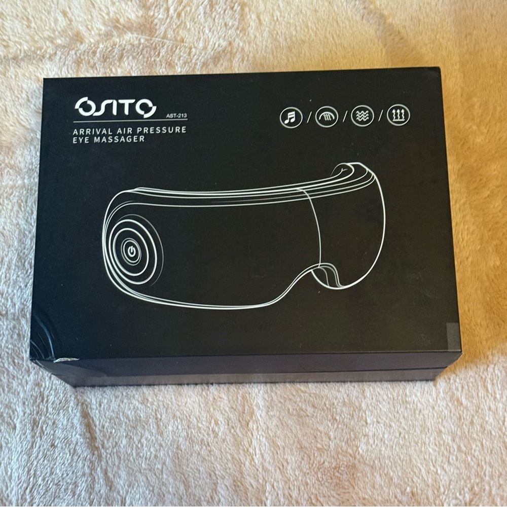 Black Air Pressure Eye Massager